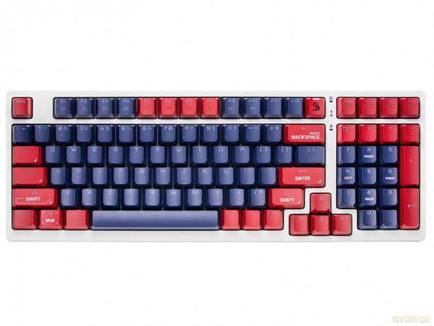 Klawiatura mechaniczna A4TECH BLOODY S98 USB Sports Navy (BLMS Red Plus Switches)