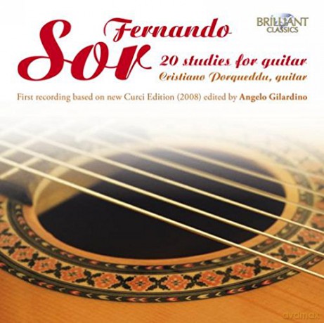 Porqueddo: Sor: 20 Studies For Guitar Music (NEW Edition By Angelo Giardino) [CD]