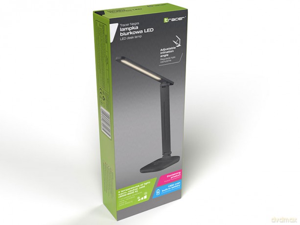 Lampka biurkowa LED TRACER Negra