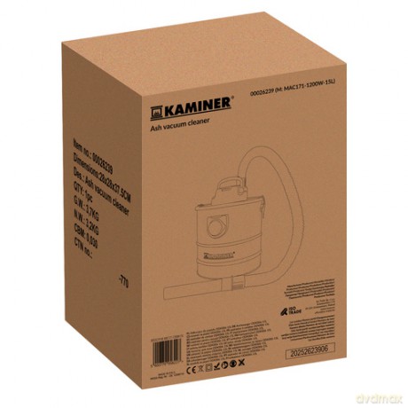 Odkurzacz do popiołu ODK006-15L Kaminer 26239