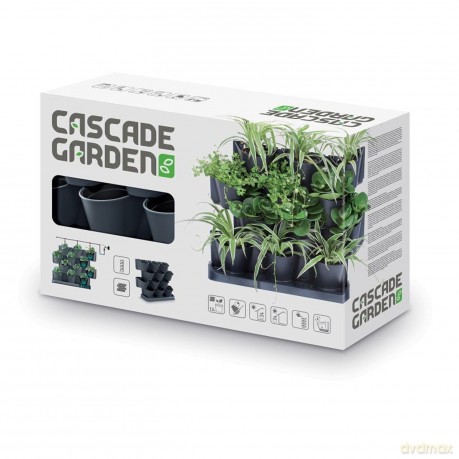 Ogród wertykalny stojący Cascade Garden antracyt