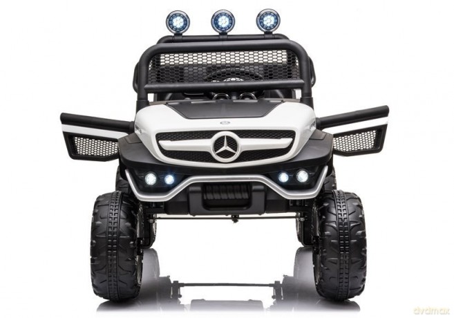 Pojazd na Akumulator Mercedes Unimog S Światła LED MP3 Pilot Biały