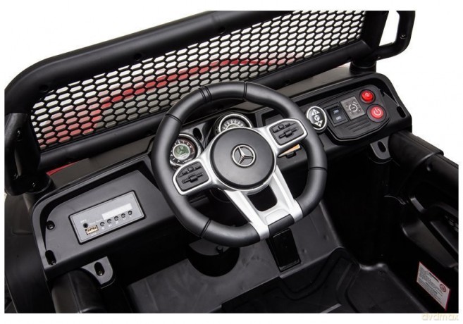 Pojazd na Akumulator Mercedes Unimog S Światła LED MP3 Pilot Biały