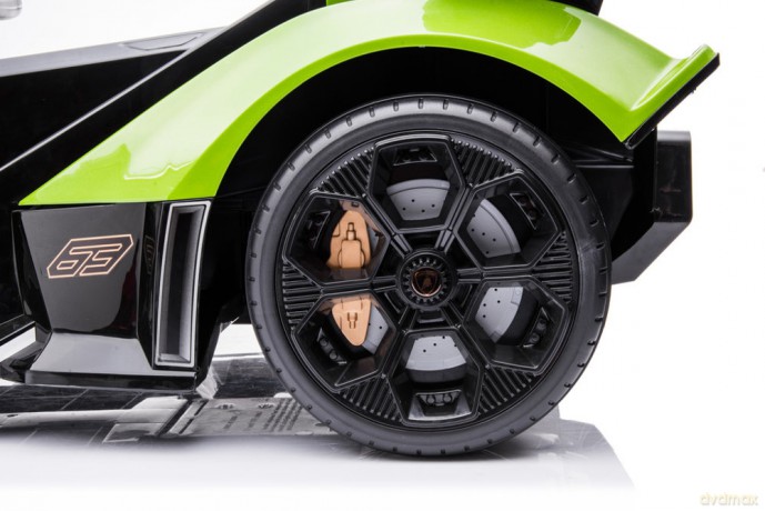 Samochód Na Akumulator Lamborghini GT HL528 Światła LED MP3 Pilot Zielony