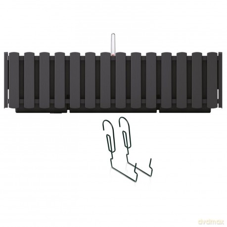 Skrzynka balkonowa z hakami Boardee Fencycase DDEF600W antracyt
