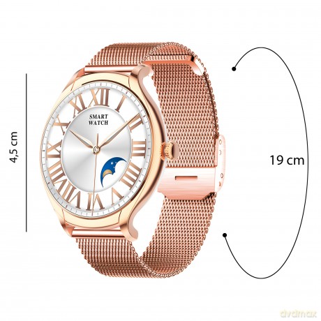 Smartwatch zegarek damski wodoodporny polska aplikacja sport sen rozmowy