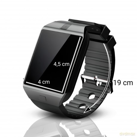Smartwatch zegarek polskie menu karta sim sd wyświetlacz ips lcd połączenia