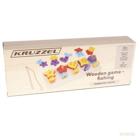 Sorter drewniany- łowienie rybek Kruzzel 22565