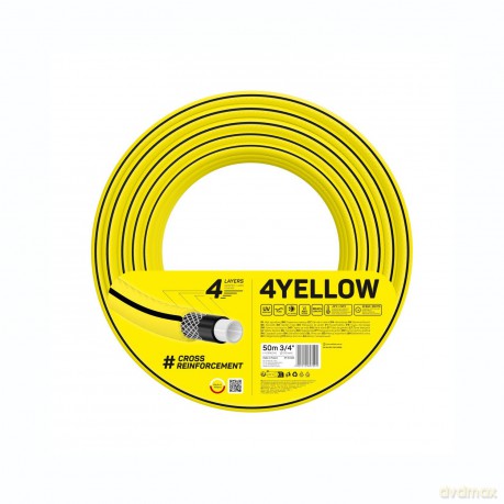 Wąż ogrodowy Cellfast 4YELLOW 3/4 50m