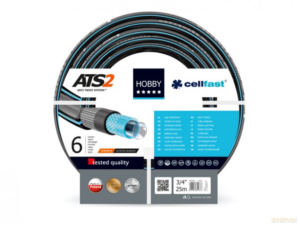Wąż ogrodowy Cellfast Hobby ATS2 3/4 25m