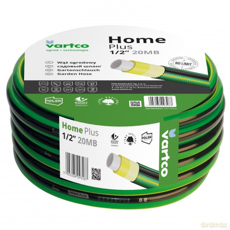Wąż ogrodowy Vartco Home Plus 1/2 20m