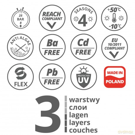 Wąż ogrodowy Vartco Light Plus 1/2 30m
