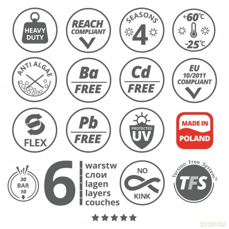 Wąż ogrodowy Vartco Professional Plus 3/4 20m