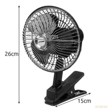 Wentylator obrotowy z klipsem Xtrobb 23194