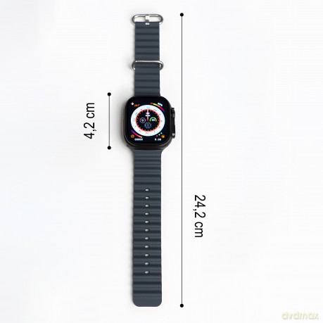 Zegarek smartwatch wodoodporny pl aplikacja rozmowy tryby sportowe zdrowie