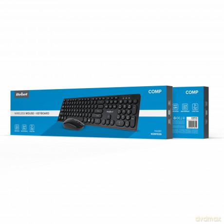 Zestaw klawiatura i mysz bezprzewodowa Rebel WS400