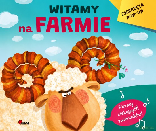 Witamy na farmie zwierzęta pop-up. Książka dźwiękowa [KSIĄŻKA]