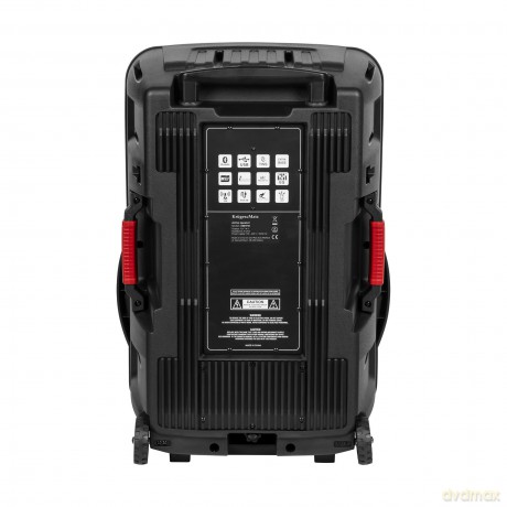 Aktywna kolumna głośnikowa (z 2 mikrofonami bezprzewodowymi UHF, SD, Bluetooth, FM, USB, LED) 60 Watt