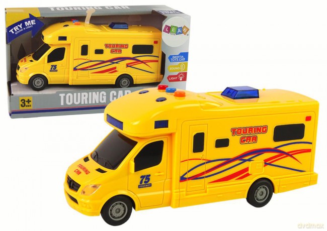 Auto Camper Wycieczka Napęd Frykcyjny Dźwięk Światła
