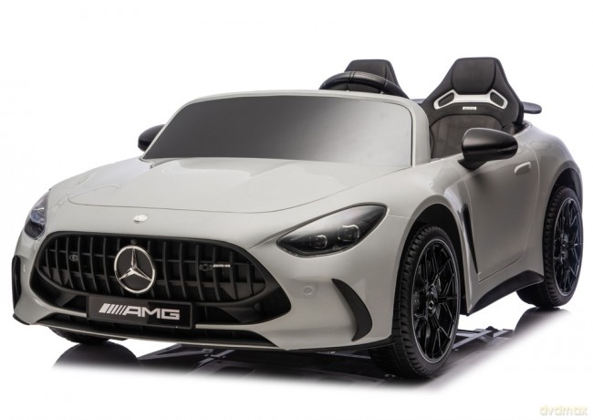 Auto Na Akumulator Mercedes GT63 AMG DKGT63 24V LCD Lakierowany Jasno Szary