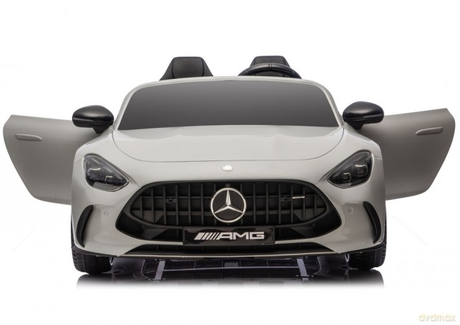 Auto Na Akumulator Mercedes GT63 AMG DKGT63 24V LCD Lakierowany Jasno Szary