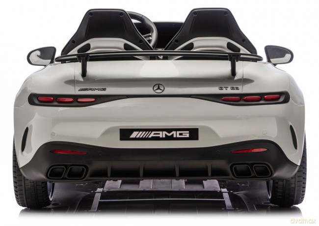 Auto Na Akumulator Mercedes GT63 AMG DKGT63 24V LCD Lakierowany Jasno Szary