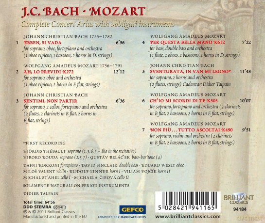 Thebault, Kouda: Concert Arias [CD]