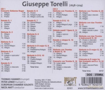 Torelli: Complete Trumpet Concertos [CD]