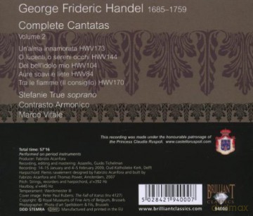True: Complete Cantatas Vol. 2 [CD]