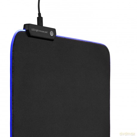 Gamingowa podkładka pod mysz z podświetleniem LED RGB NanoRS, 300x250x4mm, RS704