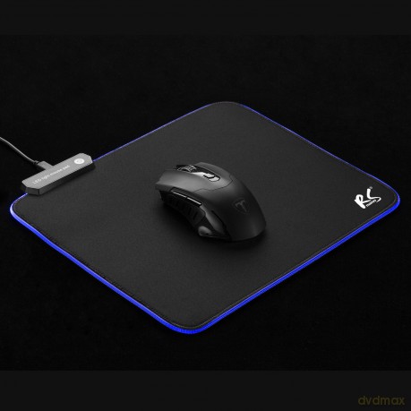 Gamingowa podkładka pod mysz z podświetleniem LED RGB NanoRS, 300x250x4mm, RS704