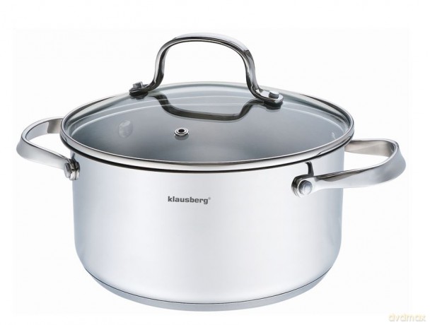 Garnek z pokrywą stal, śr.20cm 3,3l klausberg