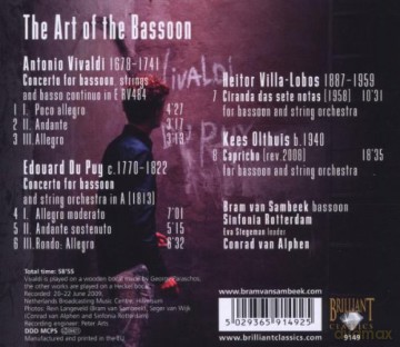Van Sambeek: The Art Of The Bassoon Vol. 1 [CD]