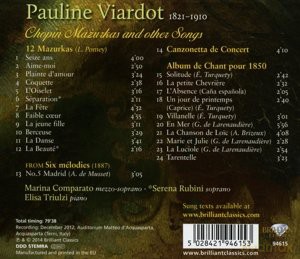 Viardot: Melodies [CD]