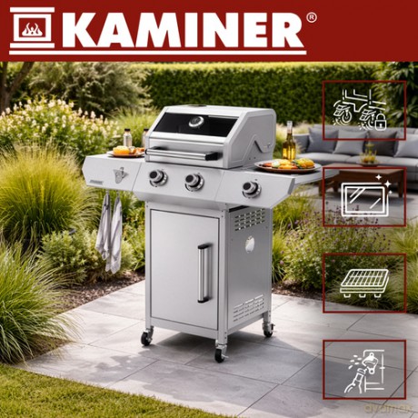 Grill gazowy 2+1 10kW Varen 3.0 Kaminer