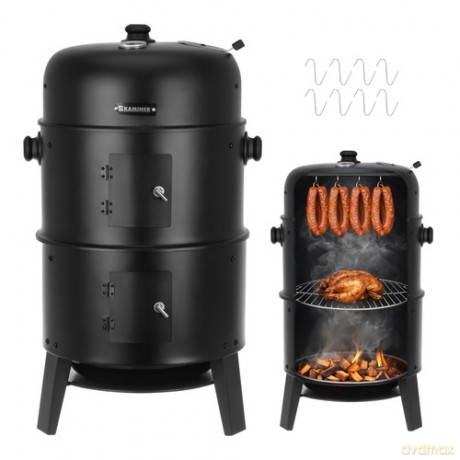 Grill ogrodowy z pokrywą 44x80x42cm Kaminer