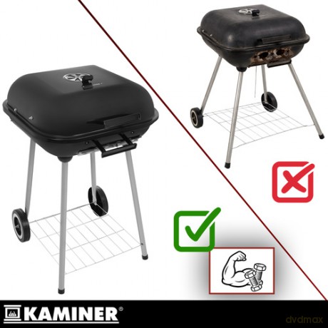 Grill ogrodowy z pokrywą53x77x46cm Kaminer