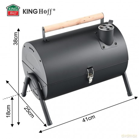 Grill ogrodowy, węglowy, przenośny, turystyczny, kinghoff