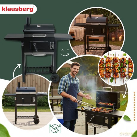 Grill ogrodowy, zaawansowane, pełna kontrola grillowania, klausberg
