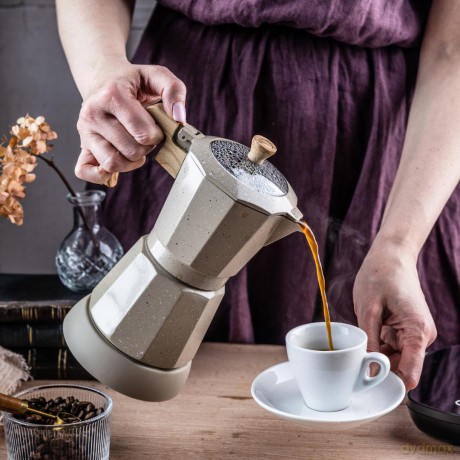 Kawiarka elektryczna espresso, 300 ml, beżowy, 500 w, klausberg kb-7999