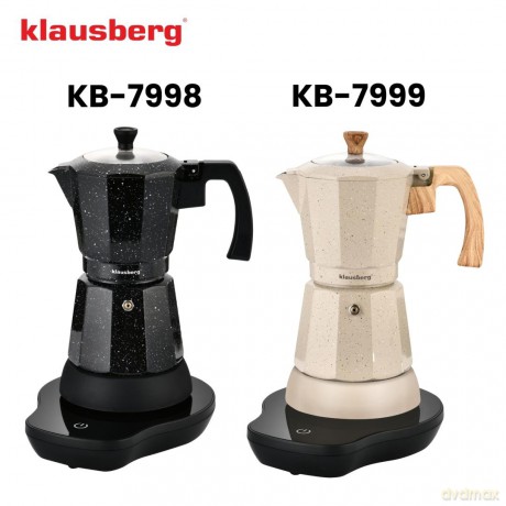 Kawiarka elektryczna espresso, 300 ml, beżowy, 500 w, klausberg kb-7999