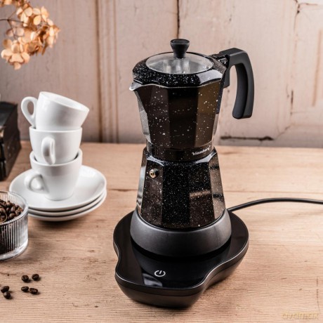 Kawiarka elektryczna espresso, 300 ml, czarny, 500 w, klausberg kb-7998