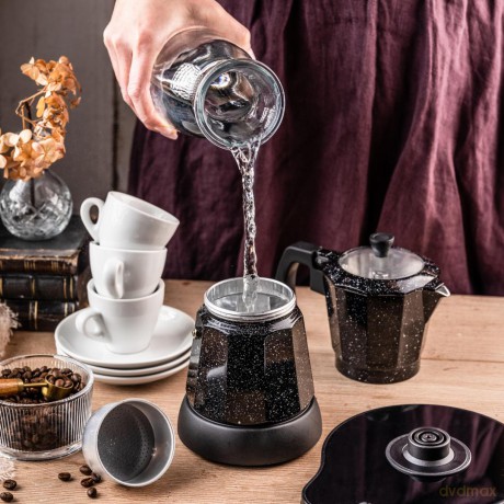 Kawiarka elektryczna espresso, 300 ml, czarny, 500 w, klausberg kb-7998