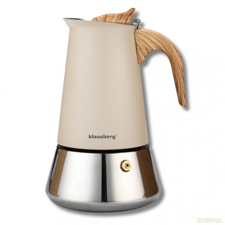 Kawiarka stalowa espresso, 300 ml, indukcja, klausberg kb-7995