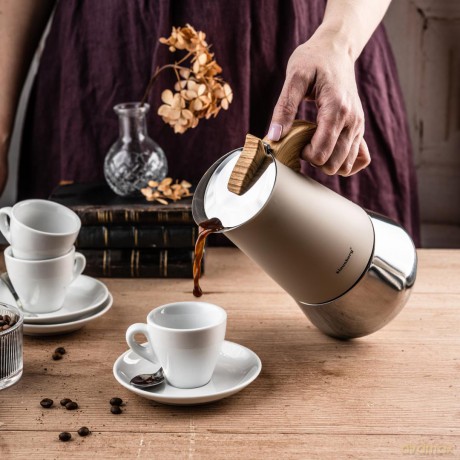 Kawiarka stalowa espresso, 450 ml, indukcja, klausberg kb-7996