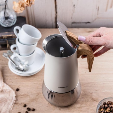 Kawiarka stalowa espresso, 450 ml, indukcja, klausberg kb-7996