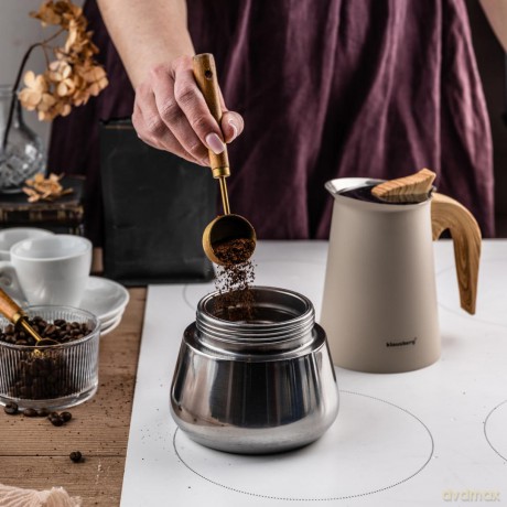 Kawiarka stalowa espresso, 450 ml, indukcja, klausberg kb-7996