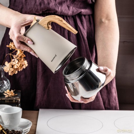 Kawiarka stalowa espresso, 450 ml, indukcja, klausberg kb-7996