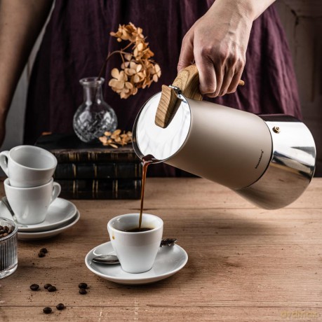 Kawiarka stalowa espresso, 600 ml, indukcja, klausberg kb-7997
