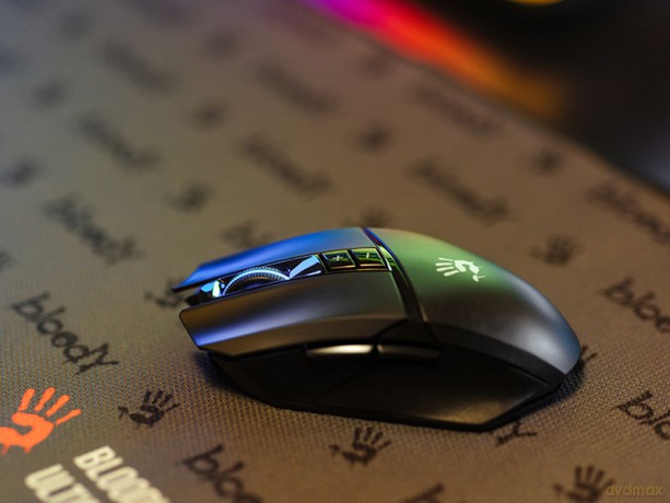 Mysz A4TECH BLOODY R36 ULTRA WRLS 2,4G+USB (Black)